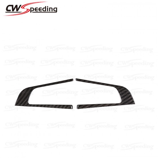 DRY CARBON FIBER FIBER STEERING WHEEL SWITCH PLATE FOR 2016-2018 ALFA ROMEO GIULIA DRY CARBON FIBER FIBER STEERING WHEEL SWITCH PLATE FOR 2016-2018 ALFA ROMEO GIULIA