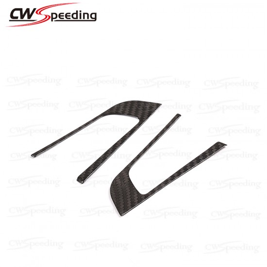 DRY CARBON FIBER FIBER STEERING WHEEL SWITCH PLATE FOR 2016-2018 ALFA ROMEO GIULIA DRY CARBON FIBER FIBER STEERING WHEEL SWITCH PLATE FOR 2016-2018 ALFA ROMEO GIULIA