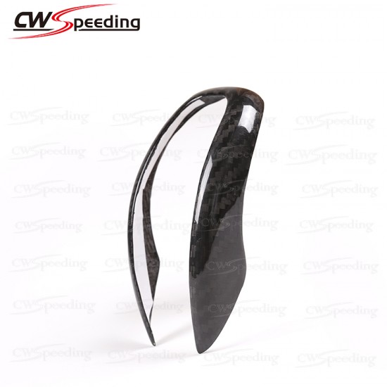 DRY CARBON FIBER GEAR COVER TRIM FOR FOR 2016-2018 ALFA ROMEO GIULIA DRY CARBON FIBER GEAR COVER TRIM FOR FOR 2016-2018 ALFA ROMEO GIULIA