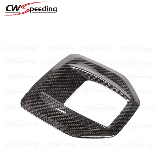 DRY CARBON FIBER CENTER GEAR COVER FOR 2016-2018 ALFA ROMEO GIULIA DRY CARBON FIBER CENTER GEAR COVER FOR 2016-2018 ALFA ROMEO GIULIA
