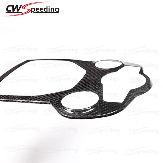 DRY CARBON FIBER CENTER CONSOLE SKIN COVER FOR 2016-2018 ALFA ROMEO GIULIA DRY CARBON FIBER CENTER CONSOLE SKIN COVER FOR 2016-2018 ALFA ROMEO GIULIA