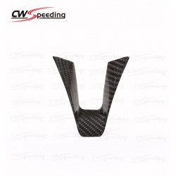  DRY CARBON FIBER FIBER STEERING WHEEL SWITCH PLATE FOR 2016-2018 ALFA ROMEO GIULIA  