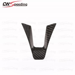  DRY CARBON FIBER FIBER STEERING WHEEL SWITCH PLATE FOR 2016-2018 ALFA ROMEO GIULIA  