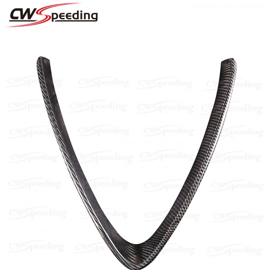 DRY CARBON FIBER FRONT GRILLE COVER FOR 2017-2019 ALFA ROMEO STELVIO DRY CARBON FIBER FRONT GRILLE COVER FOR 2017-2019 ALFA ROMEO STELVIO