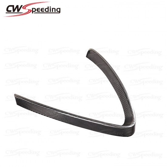 DRY CARBON FIBER FRONT GRILLE COVER FOR 2017-2019 ALFA ROMEO STELVIO DRY CARBON FIBER FRONT GRILLE COVER FOR 2017-2019 ALFA ROMEO STELVIO