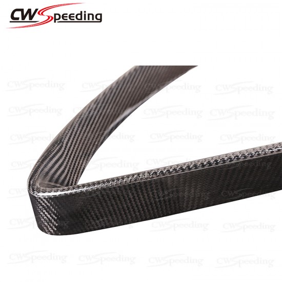 DRY CARBON FIBER FRONT GRILLE COVER FOR 2017-2019 ALFA ROMEO STELVIO DRY CARBON FIBER FRONT GRILLE COVER FOR 2017-2019 ALFA ROMEO STELVIO