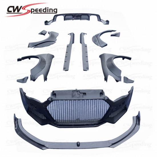 C STYLE FIBER GLASS WIDE BODYKIT FOR 2013-2016 AUDI A3 S3 