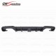 CARBON FIBER REAR DIFFUSER FOR AUDI A3 S3 WITH LEAD LIGHT 