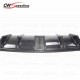 CARBON FIBER REAR DIFFUSER FOR AUDI A3 S3 WITH LEAD LIGHT 