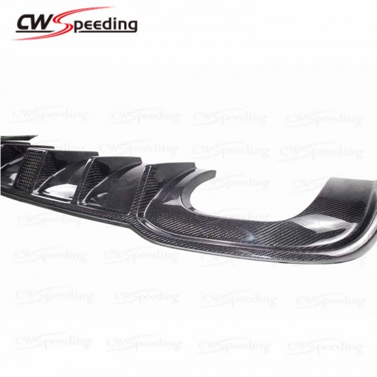 CARBON FIBER REAR DIFFUSER FOR AUDI A3 S3 WITH LEAD LIGHT 