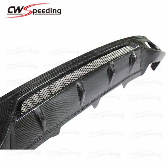 ABT STYLE CARBON FIBER REAR DIFFUSER (T-4) FOR 2013-2015 AUDI A4L B9 SEDAN