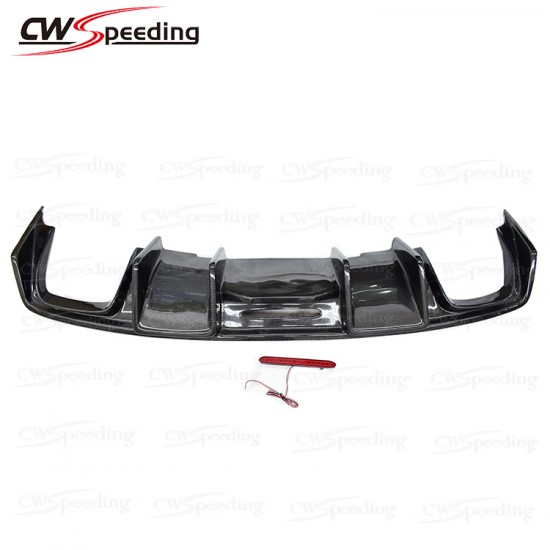 KARBEL STYLE CARBON FIBER REAR DIFFUSER FOR 2014 AUDI A4L B8.5 SPORT