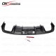 KARBEL STYLE CARBON FIBER REAR DIFFUSER FOR 2014 AUDI A4L B8.5 SPORT