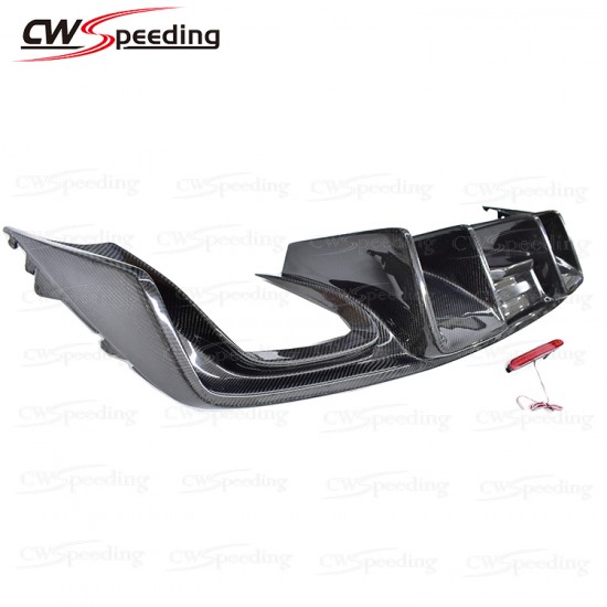 KARBEL STYLE CARBON FIBER REAR DIFFUSER FOR 2014 AUDI A4L B8.5 SPORT