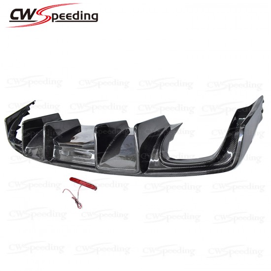 KARBEL STYLE CARBON FIBER REAR DIFFUSER FOR 2014 AUDI A4L B8.5 SPORT