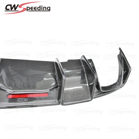 KARBEL STYLE CARBON FIBER REAR DIFFUSER FOR 2014 AUDI A4L B8.5 SPORT