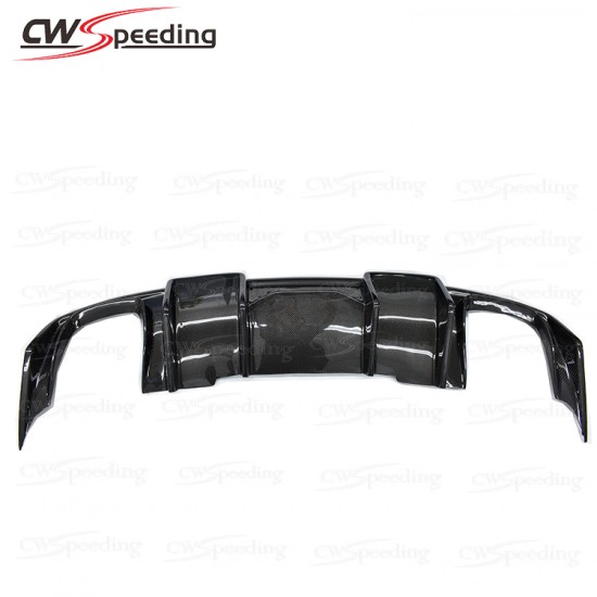 KARBEL STYLE CARBON FIBER REAR DIFFUSER FOR 2014 AUDI A4L B8.5 SPORT