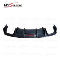 KARBEL STYLE CARBON FIBER REAR DIFFUSER FOR 2016-2017 AUDI A4L B9 SPORT