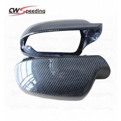  REPLACEMENT STYLE CARBON FIBER SIDE MIRROR COVER FOR 2012-2016 AUDI A5