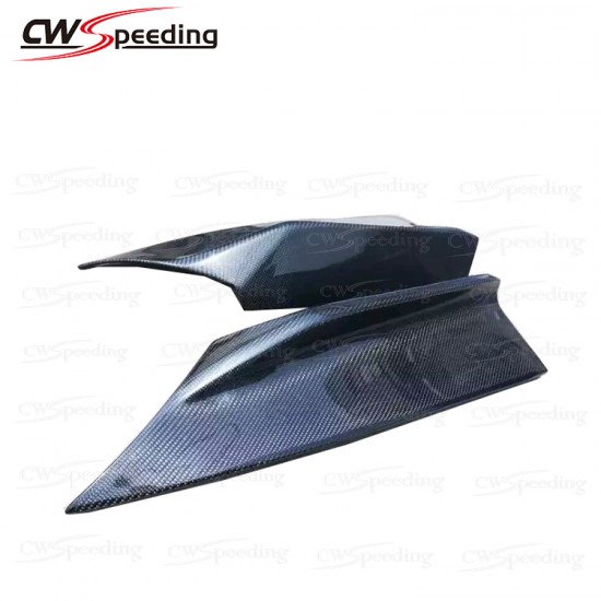 CWS STYLE CARBON FIBER REAR BUMPER CANARDS FOR 2009-2014 AUDI A7