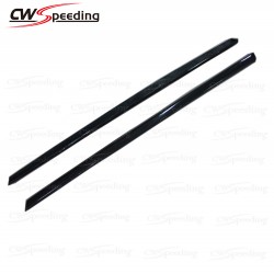 ABT STYLE CARBON FIBER SIDE DOOR PANEL INSETS FOR AUDI A7