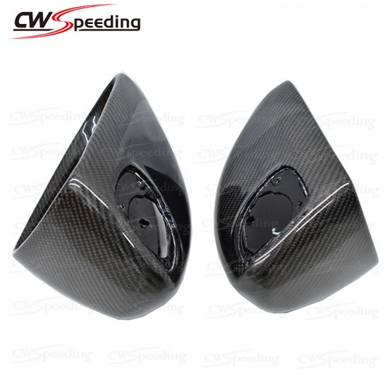 REPLACEMENT STYLE CARBON FIBER SIDE MIRROR COVER FOR 2007-2012 AUDI R8 V8 V10