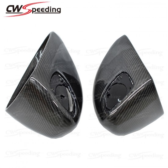 CARBON FIBER SIDE MIRROR COVER FOR 2012-2015 AUDI R8 V8 V10