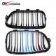 M COLOR SHINY BLACK ABS MATERIAL FRONT GRILLE FOR 2011-2015  BMW 1 SERIES F20 