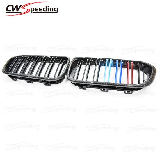 M COLOR CARBON FIBER FRONT GRILLE FOR 2016-2017 BMW 1 SERIES F20 