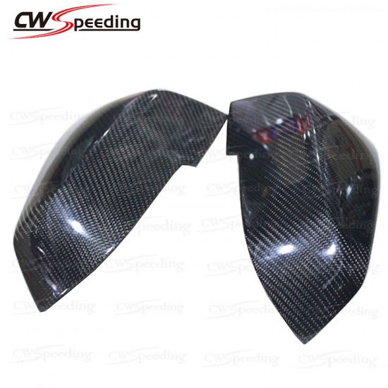 REPLACEMENT STYLE CARBON FIBER SIDE MIRROR COVER FOR 2012-2016 BMW 1/2/3/4 SERIES F20 F21 F30 F35 F36