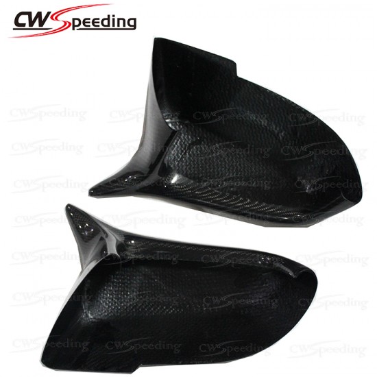 M4 STYLE CARBON FIBER SIDE MIRROR COVER FOR 2012-2014 BMW 1 SERIES F20