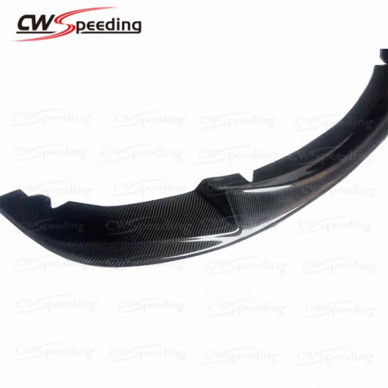 CARBON FIBER FRONT LIP FOR 2012-2014 BMW 1 SERIES F20 M135I (ONLY FOR M-TECH BUMPER)