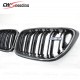 CARBON FIBER GLOSS FINISH FRONT GRILLES FOR 2014-2016 BMW 2 SERIES F22 F80 F82  F32 F36