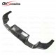 CARBON FIBER REAR DIFFUSER WITH LEAD LIGHT FOR BMW M2 F87