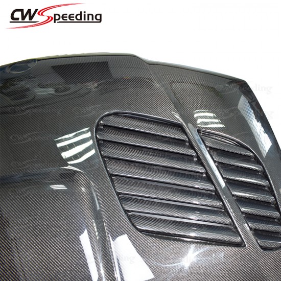 GTR STYLE CARBON FIBER HOOD FOR 2002-2005 BMW 3 SERIES E46 4D GTR STYLE CARBON FIBER HOOD FOR 2002-2005 BMW 3 SERIES E46 4D
