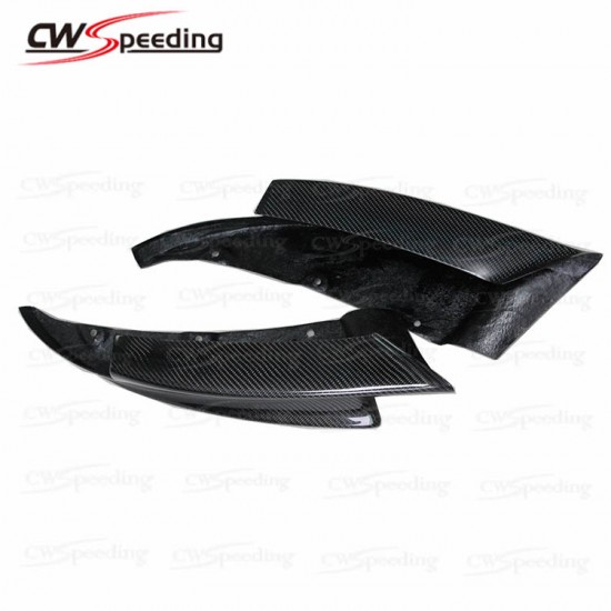 M3 STYLE CARBON FIBER FRONT BUMPER CANARD SPLITTR FOR 2005-2011 BMW 3 SERIES E92 E93 M3