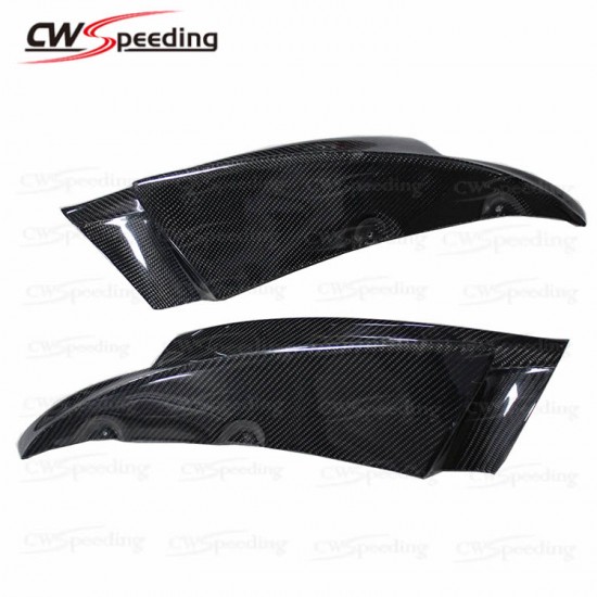 M3 STYLE CARBON FIBER FRONT BUMPER CANARD SPLITTR FOR 2005-2011 BMW 3 SERIES E92 E93 M3