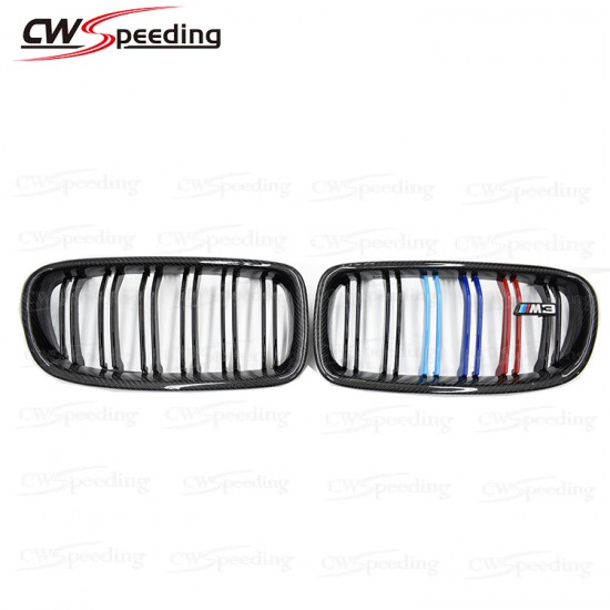 M3 STYLE CARBON FIBER FRONT GRILLE FOR BMW 3 SERIES 2012-2019 F30 M3 STYLE CARBON FIBER FRONT GRILLE FOR BMW 3 SERIES 2012-2019 F30