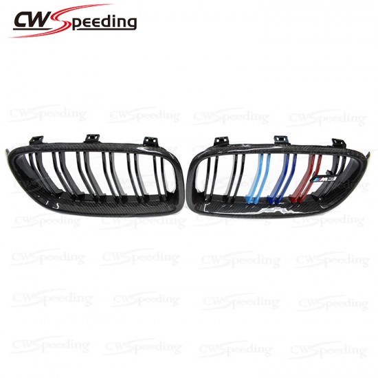 M3 STYLE CARBON FIBER FRONT GRILLE FOR BMW 3 SERIES 2012-2019 F30