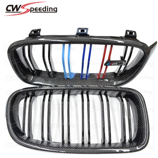 M3 STYLE CARBON FIBER FRONT GRILLE FOR BMW 3 SERIES 2012-2019 F30 M3 STYLE CARBON FIBER FRONT GRILLE FOR BMW 3 SERIES 2012-2019 F30