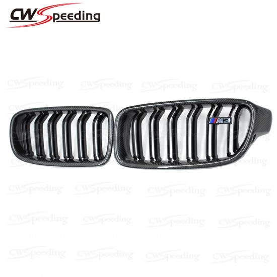 CARBON FIBER FRONT GRILLE FOR BMW 3 SERIES F30 F35