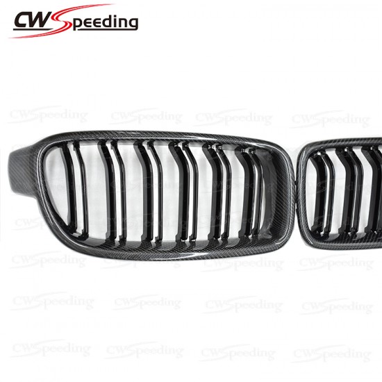 CARBON FIBER FRONT GRILLE FOR BMW 3 SERIES F30 F35