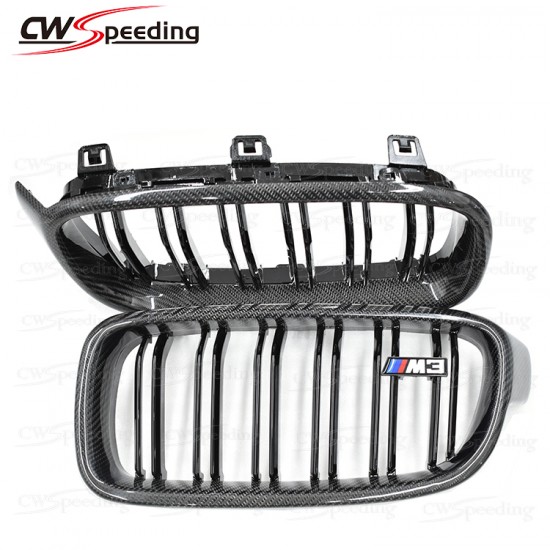 CARBON FIBER FRONT GRILLE FOR BMW 3 SERIES F30 F35