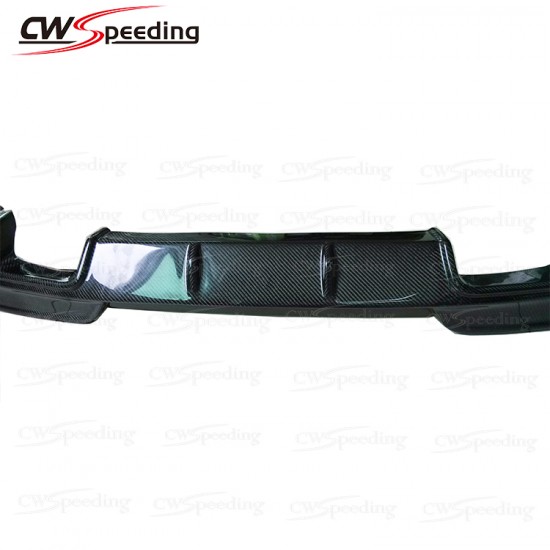 M PERFORMANCE STYLE CARBON FIBER REAR DIFFUSER FOR 2012-2016 BMW 3 SERIES F30 F35 (ONLY FOR M-TECH BUMPER) M PERFORMANCE STYLE CARBON FIBER REAR DIFFUSER FOR 2012-2016 BMW 3 SERIES F30 F35 (ONLY FOR M-TECH BUMPER)