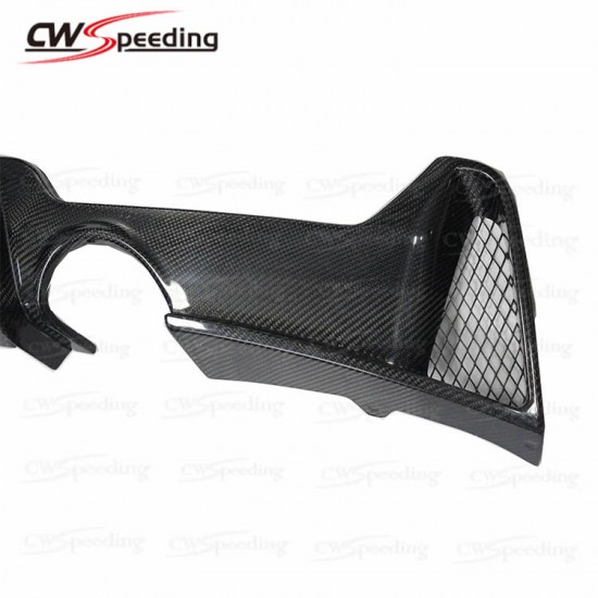 M-PERFORMANCE STYLE CARBON FIBER REAR BUMPER LIP (T-2) FOR 2013-2018 BMW 4 SERIES F32 F33 F36 M-PERFORMANCE STYLE CARBON FIBER REAR BUMPER LIP (T-2) FOR 2013-2018 BMW 4 SERIES F32 F33 F36