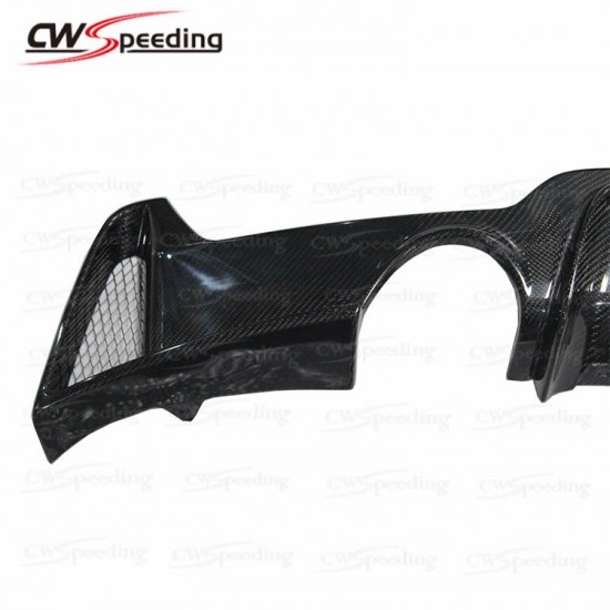 M-PERFORMANCE STYLE CARBON FIBER REAR BUMPER LIP (T-2) FOR 2013-2018 BMW 4 SERIES F32 F33 F36 M-PERFORMANCE STYLE CARBON FIBER REAR BUMPER LIP (T-2) FOR 2013-2018 BMW 4 SERIES F32 F33 F36