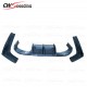 V STYLE CARBON FIBER REAR DIFFUSER FOR BMW 4 SERIES F82 F83 M4