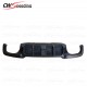 CARBON FIBER REAR DIFFUSER WITH LED LIGHTS FOR BMW 5 SERIES F10 F18