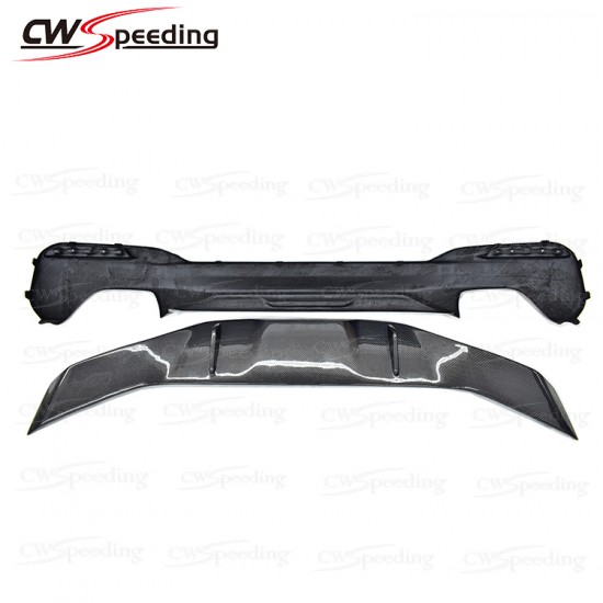 M PERFORMANCE STYLE CARBON FIBER REAR DIFFUSER FOR 2017-2019 BMW G30 G38 M PERFORMANCE STYLE CARBON FIBER REAR DIFFUSER FOR 2017-2019 BMW G30 G38