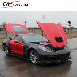 CWS STYLE FIBER GLASS BODY KIT FOR 2014-2016 CHEVROLET CORVETTE STINGRAY C7